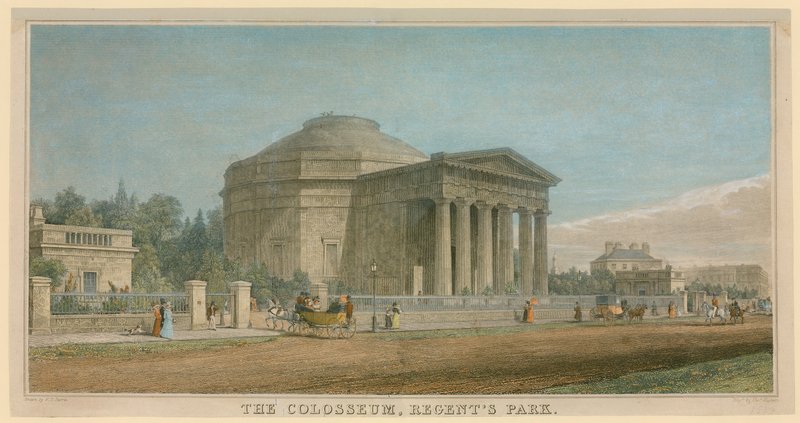 O Coliseu, Regent&39;s Park, 1834 de Edmund Thomas Parris