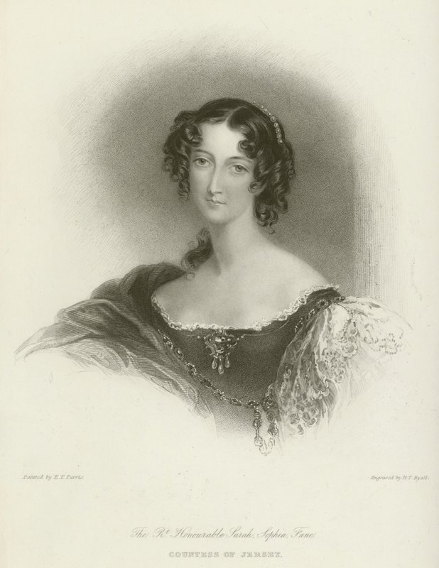 A Honorável Sarah Sophia Fane, Condessa de Jersey de Edmund Thomas Parris