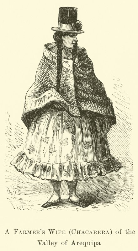 A esposa de um fazendeiro (Chacarera) do vale de Arequipa de Edouard Riou