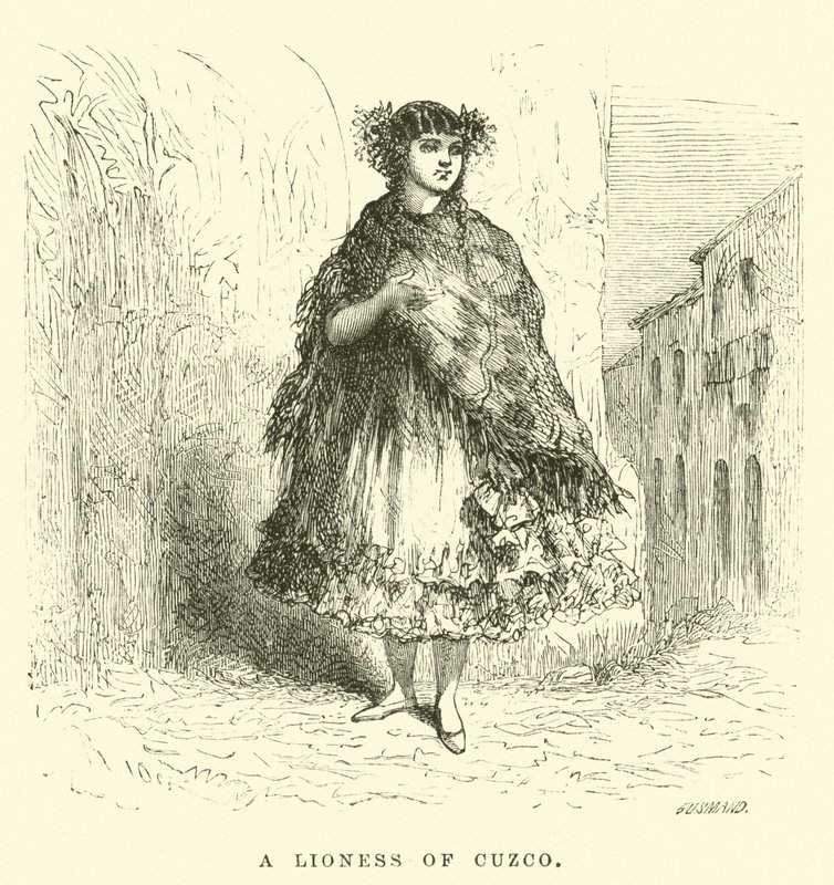 Uma leoa de Cuzco de Edouard Riou
