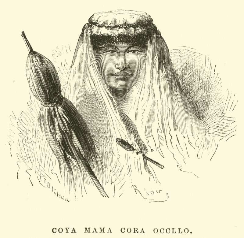 Coya Mama Cora Occllo de Edouard Riou
