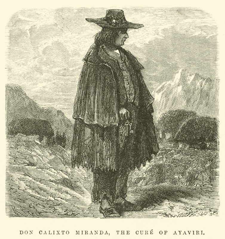Don Calixto Miranda, a cura de Ayaviri de Edouard Riou