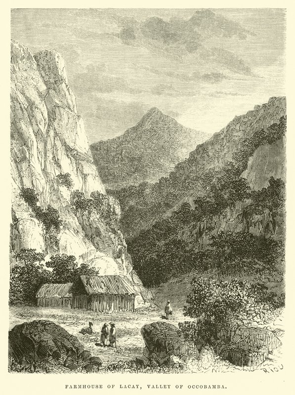 Quinta de Lacay, Vale do Occobamba de Edouard Riou