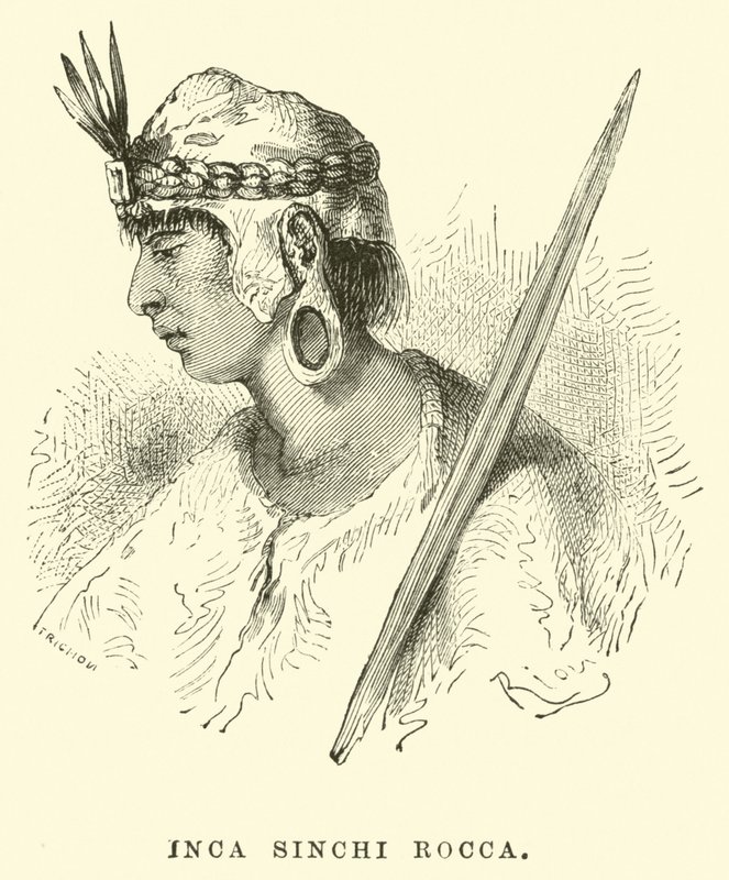 Inca Sinchi Rocca de Edouard Riou