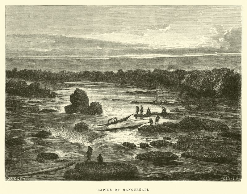 Corredeiras de Mancureali de Edouard Riou