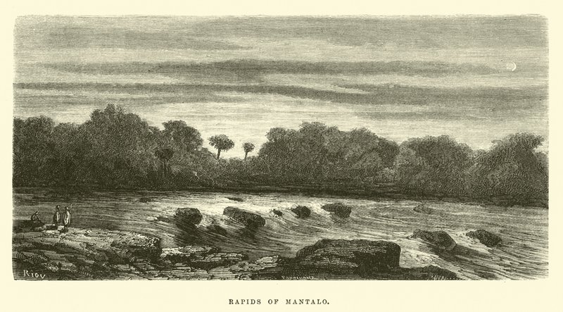 Corredeiras de Mantalo de Edouard Riou