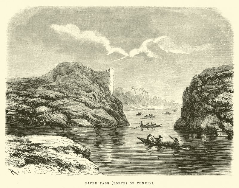 Passo de rio (Porte) de Tunkini de Edouard Riou