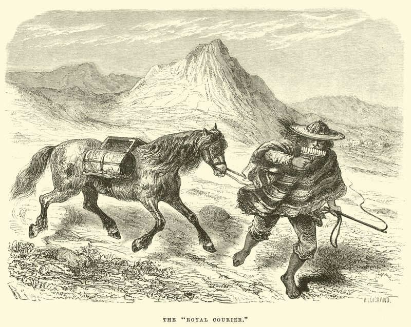 The Royal Courier de Edouard Riou