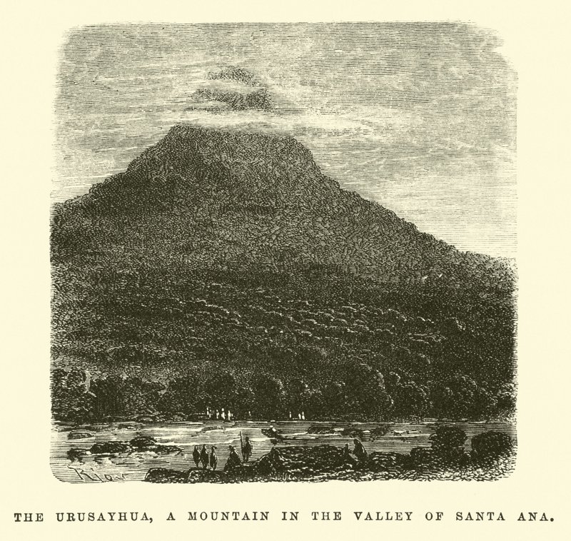 O Urusayhua, uma montanha no vale de Santa Ana de Edouard Riou