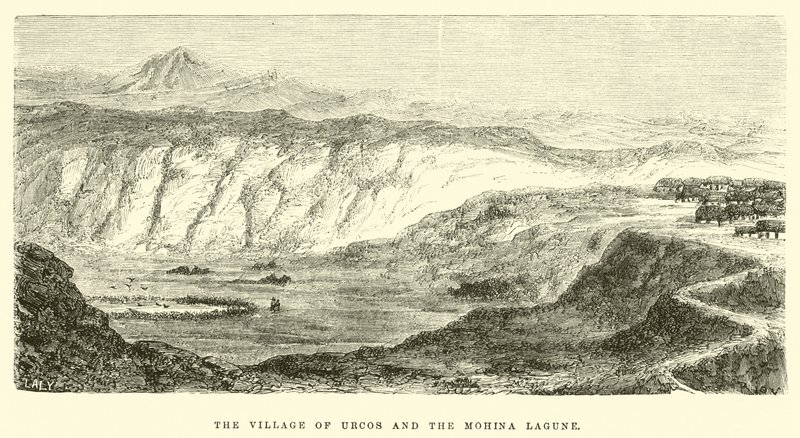 A aldeia de Urcos e a Mohina Lagune de Edouard Riou