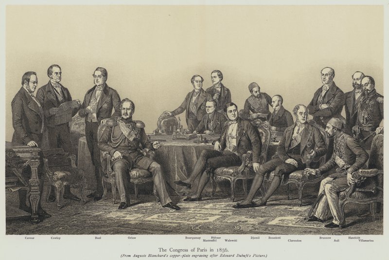 O Congresso de Paris de Edouard Louis Dubufe