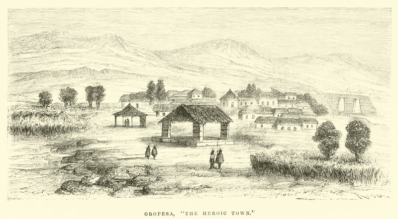 Oropesa, a cidade heróica de Edouard Riou