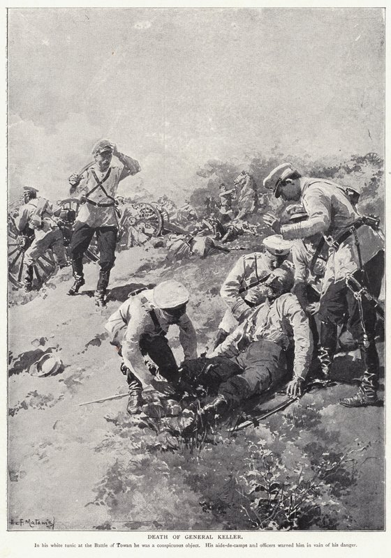 Morte do general Keller de Edouardo Matania
