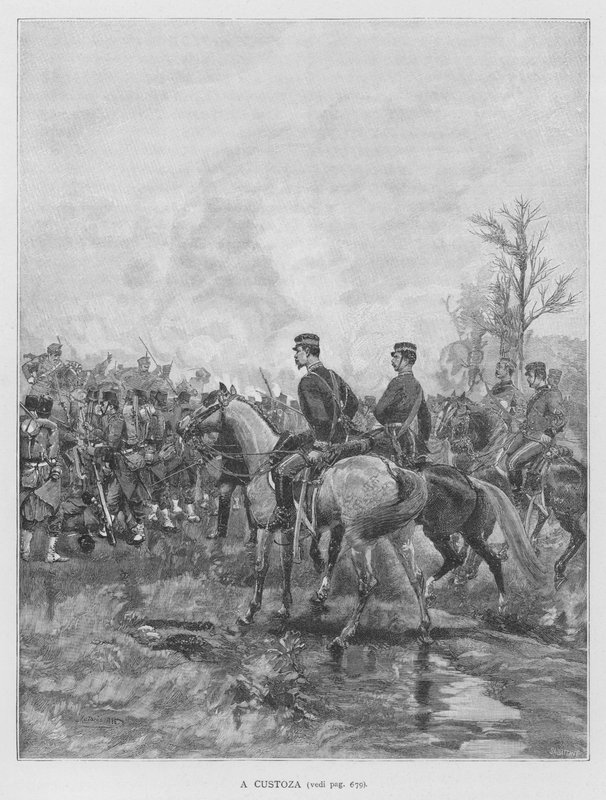 A Custoza (gravura) de Edouardo Matania