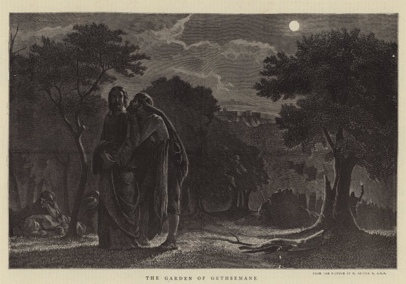 O Jardim do Getsêmani de Edward A. Armitage
