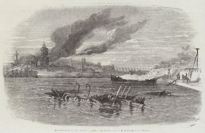 Sebastopol, depois de Careening Creek de Edward Angelo Goodall