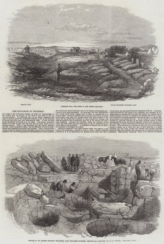 A explosão no Inkerman de Edward Angelo Goodall