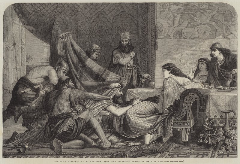 Banquete de Ester de Edward A. Armitage