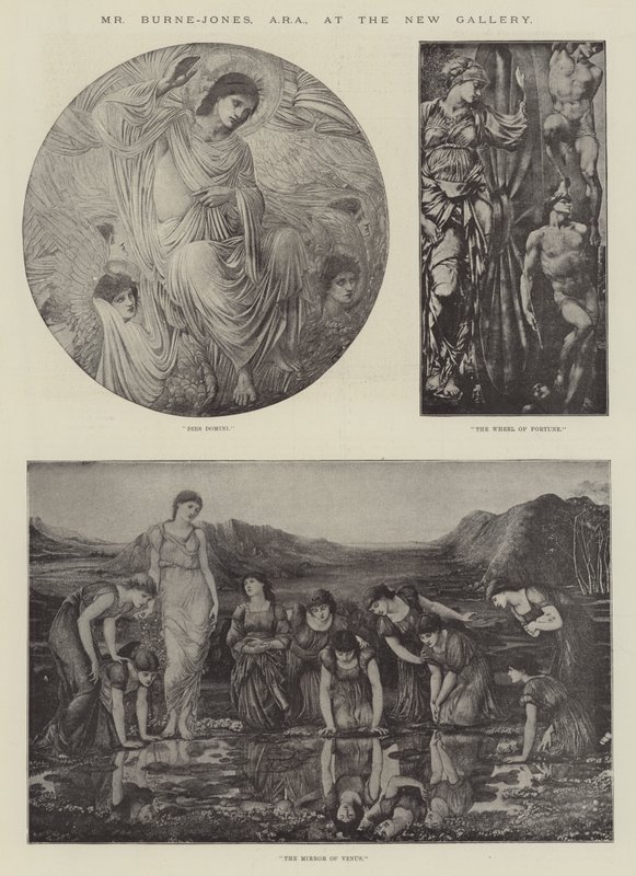 Sr. Burne-Jones, ARA, na nova galeria de Edward Burne Jones