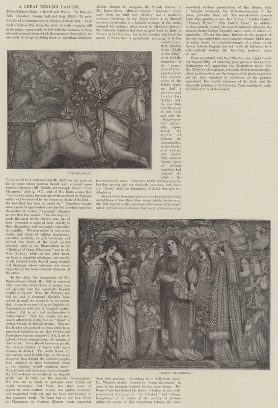 Sr. Burne-Jones, ARA, na nova galeria de Edward Burne Jones