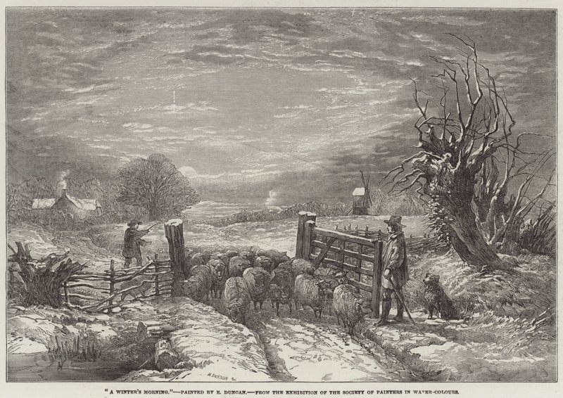 Manhã de inverno de Edward Duncan