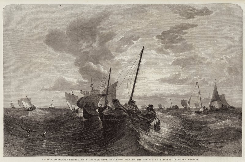 Dragagem de ostras de Edward Duncan