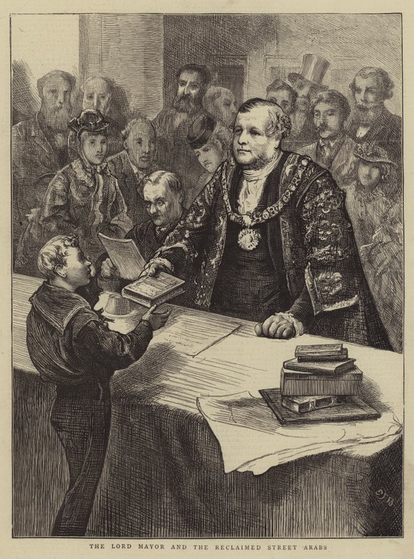 O prefeito e os árabes da rua recuperada de Edward Frederick Brewtnall
