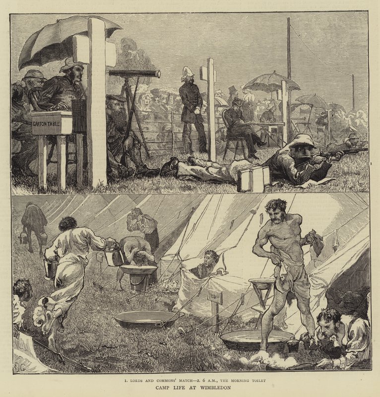Camp Life em Wimbledon de Edward John Gregory