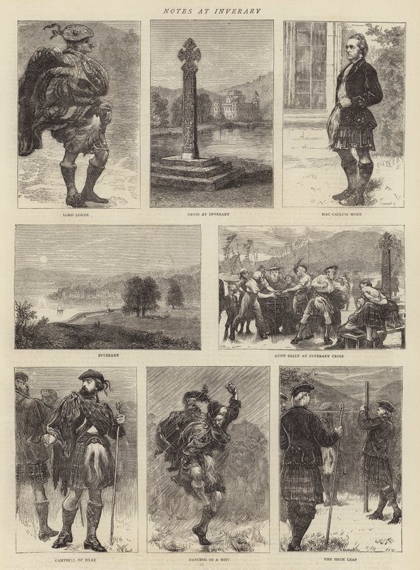 Notas no Inverary de Edward John Gregory