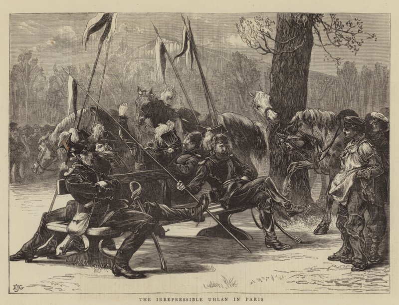 O Uhlan Irreprimível em Paris de Edward John Gregory