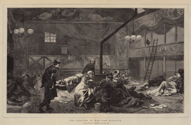 O teatro da guerra, o epílogo de Edward John Gregory
