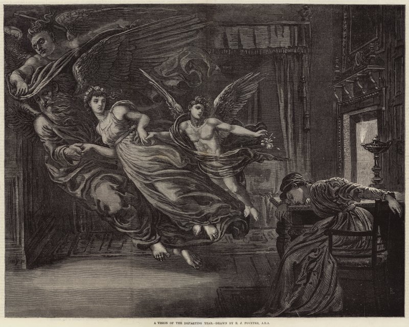 Uma visão do ano de partida de Edward John Poynter