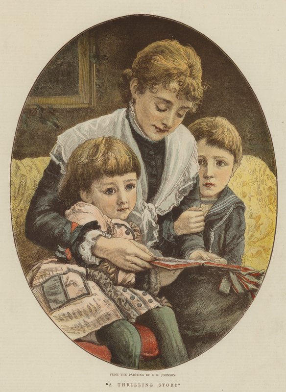 Uma história emocionante (cromolitro) de Edward Killingworth Johnson
