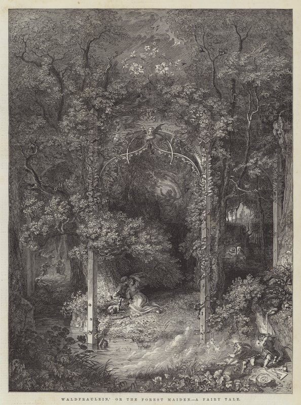 &39;Waldfraulein&39;, ou a donzela da floresta, um conto de fadas de Edward Killingworth Johnson