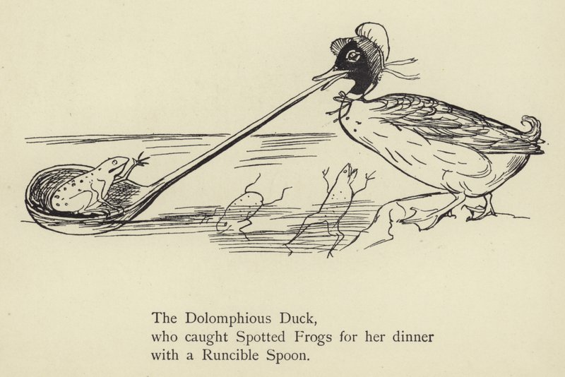 O pato dolomfioso de Edward Lear