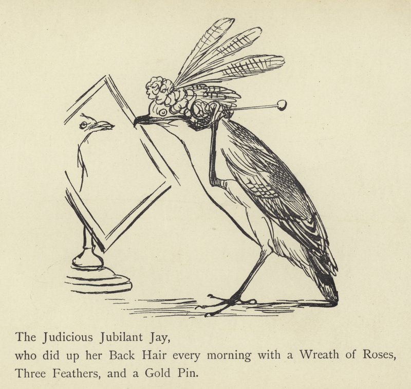 O judicioso Jay Jubilant de Edward Lear