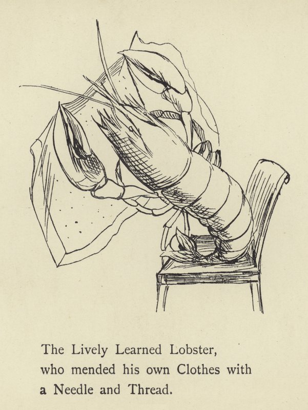 A lagosta aprendida de Edward Lear