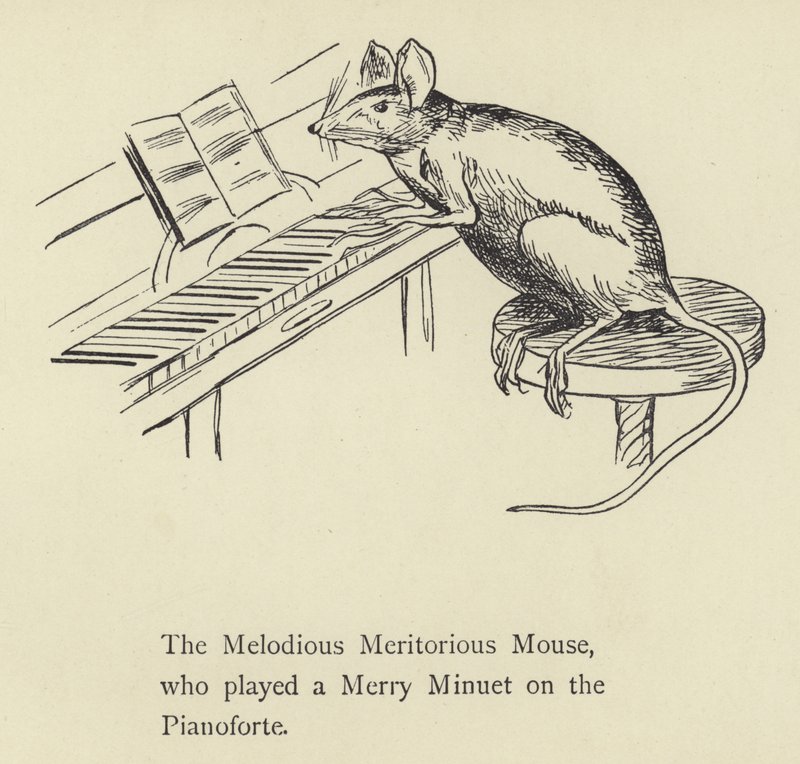 O rato meritório melodioso de Edward Lear