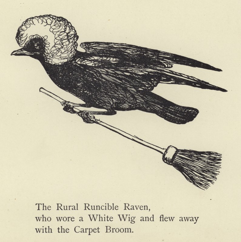 O Corvo Runcible Rural de Edward Lear