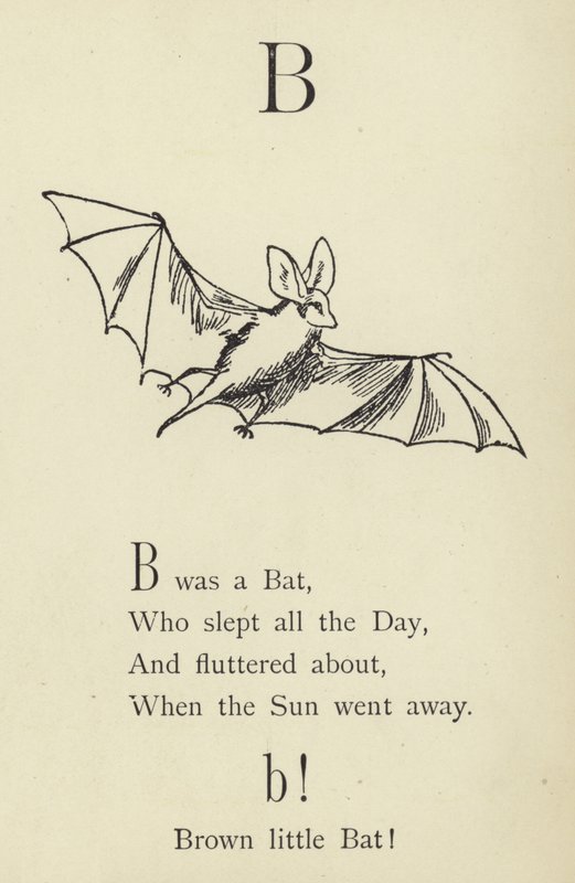 A letra B de Edward Lear