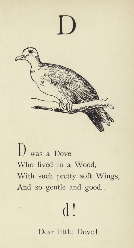 A letra D de Edward Lear