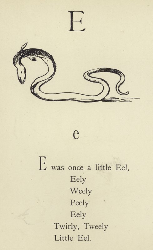 A letra E de Edward Lear
