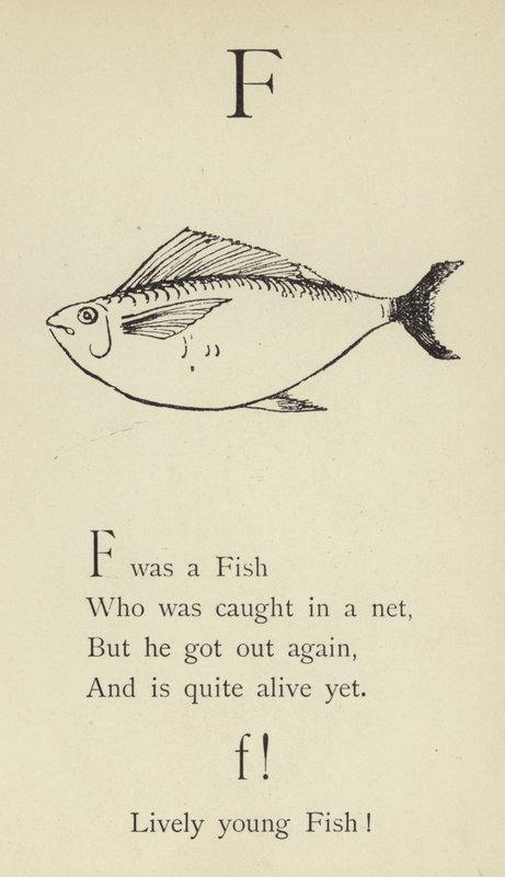 A letra F de Edward Lear