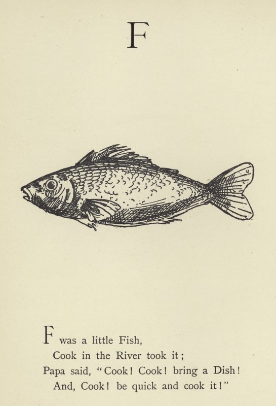 A letra F de Edward Lear
