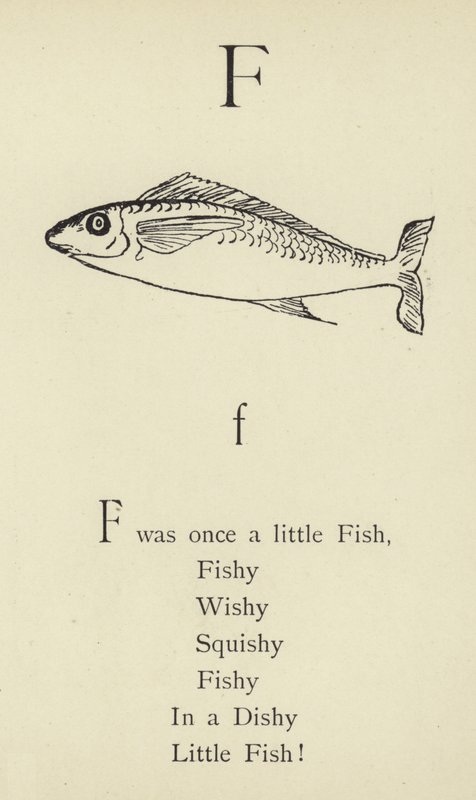 A letra F de Edward Lear