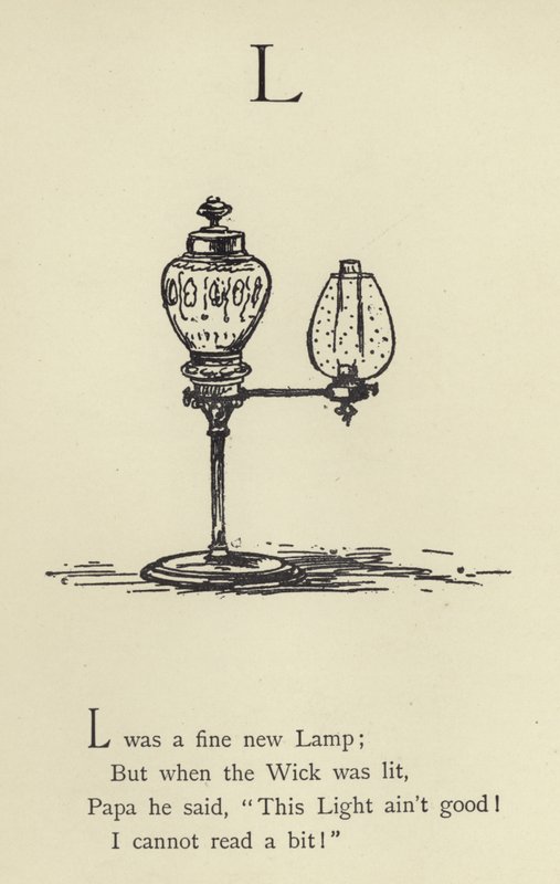 A letra L de Edward Lear