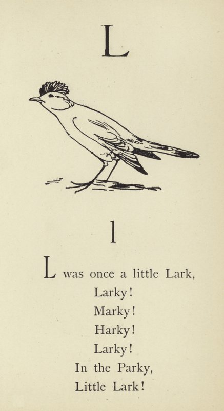A letra L de Edward Lear