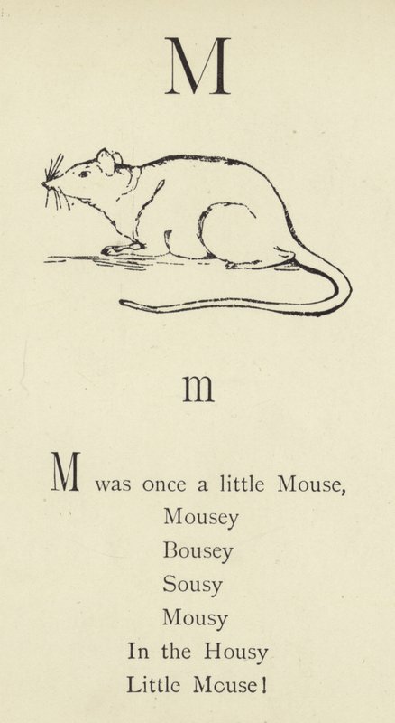A letra M de Edward Lear