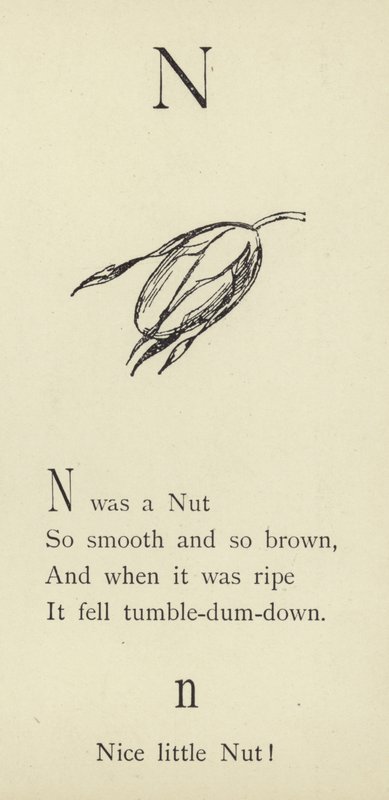 A letra N de Edward Lear