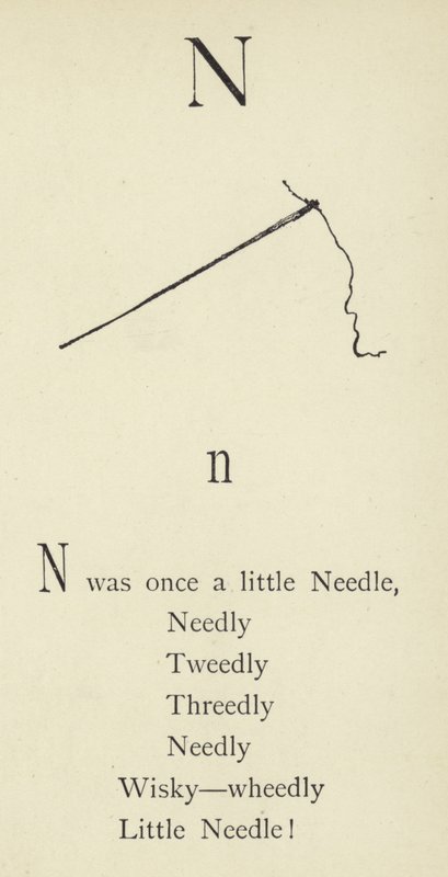 A letra N de Edward Lear